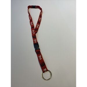 Street Punk Gothic Americana‎ Metal Tattoo Art Lanyard Red And Black